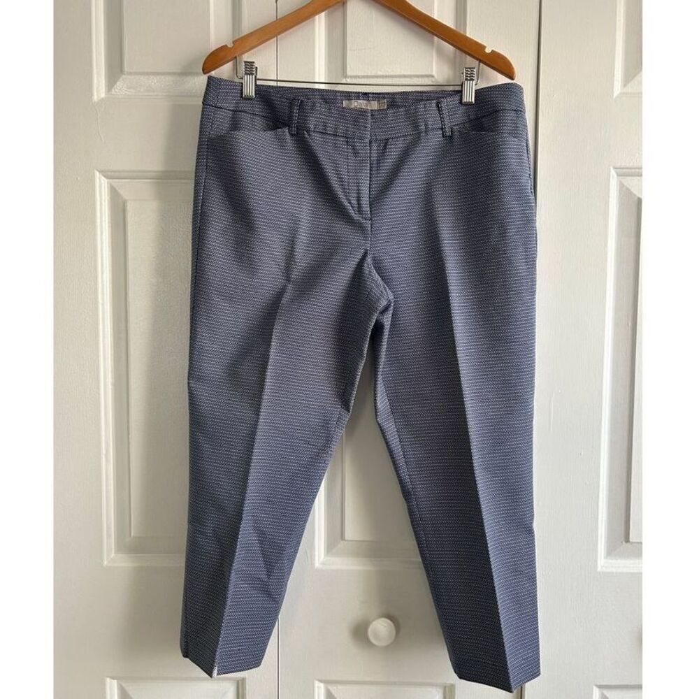 Dalia Blue Straight blue crop pants‎ Size 12